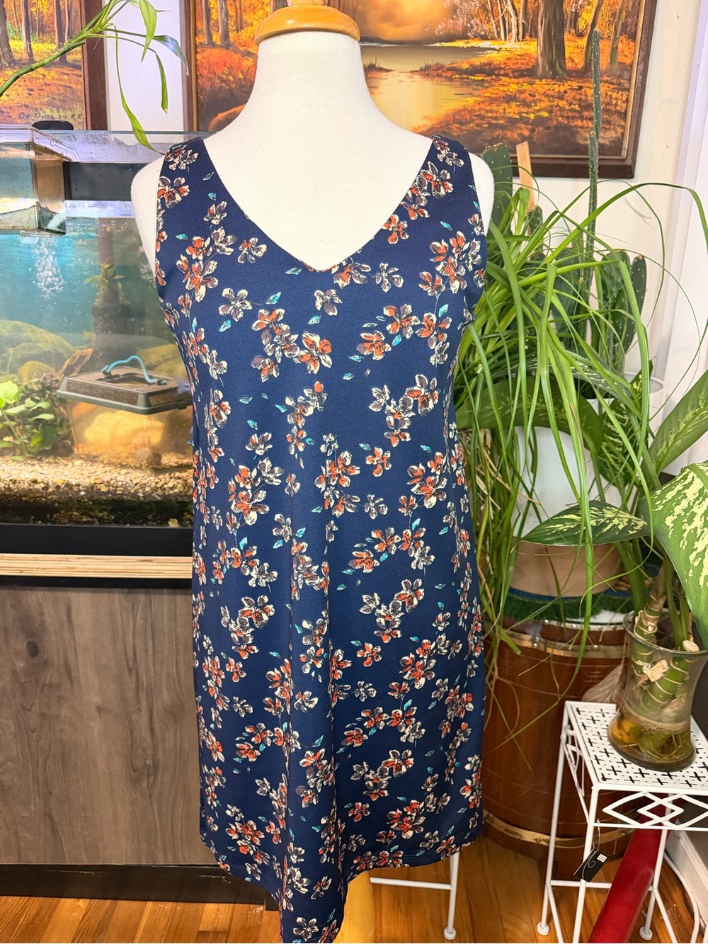 No Brand Floral Midi Dress
